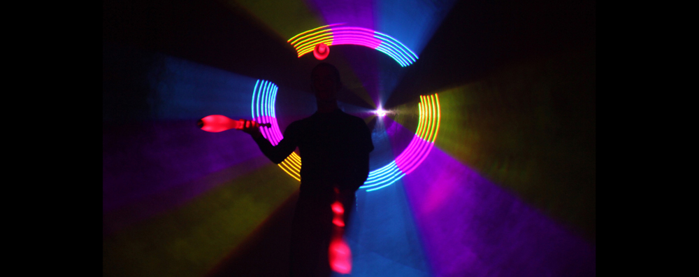 Laser Juggling